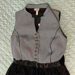 NWT Ulla Popken Houndstooth Dirndl Oktoberfest